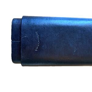 Craftsman's Bench Cigar Case Carrier Cedar Inner Liner Black Leather Outer